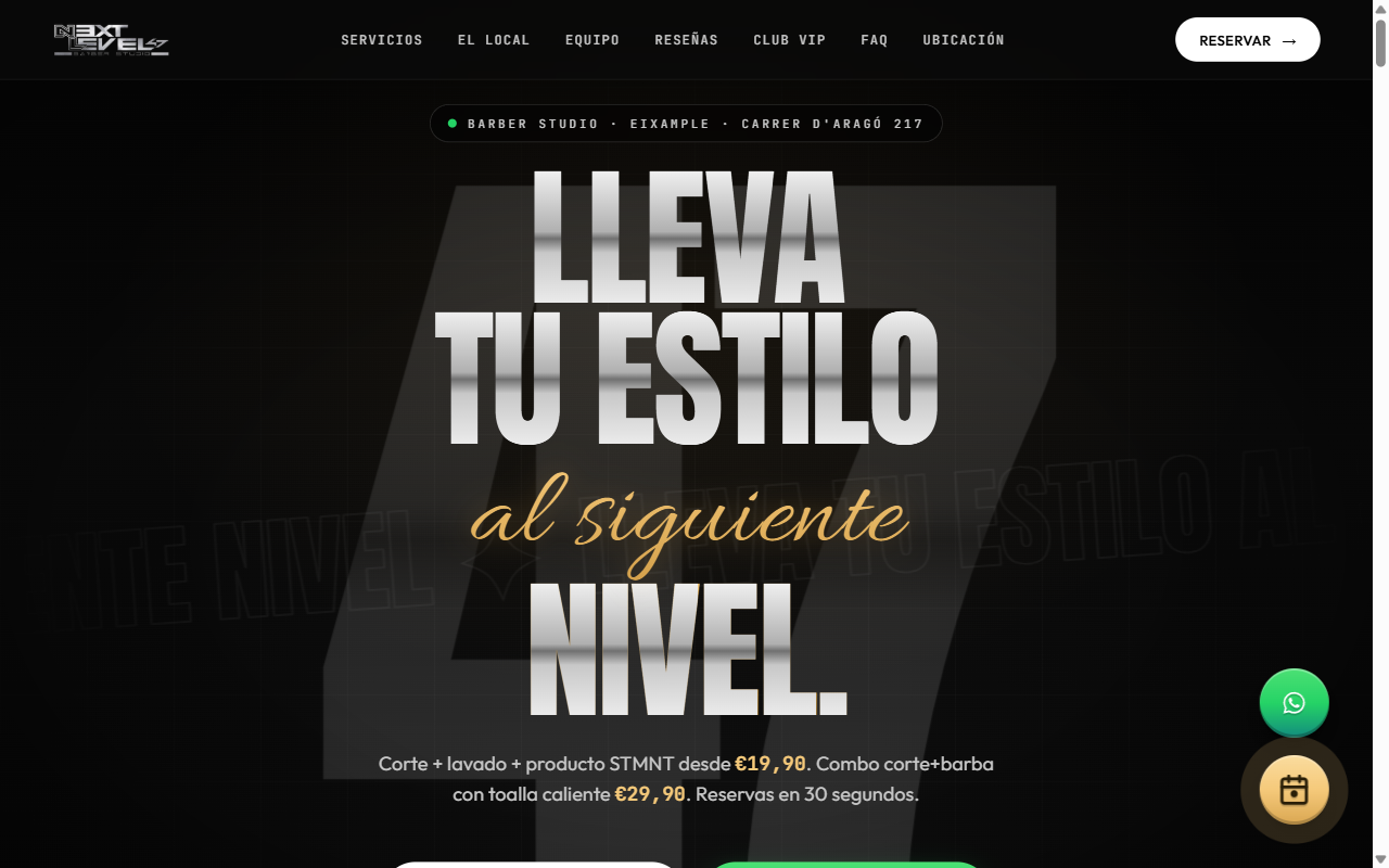 Next Level 47 — Barbería · Barcelona
